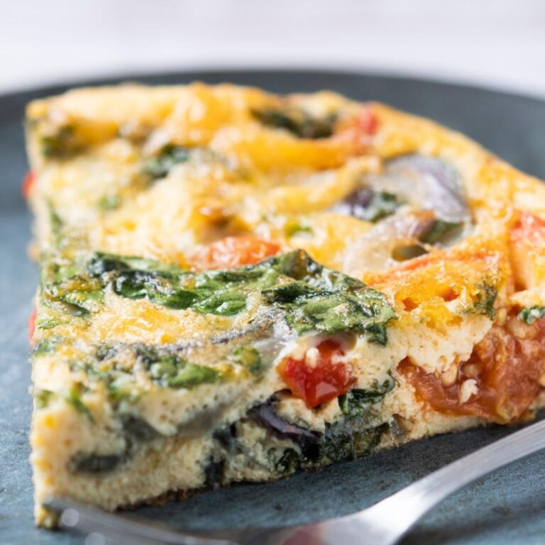 Vegetable and Chicken Quiche